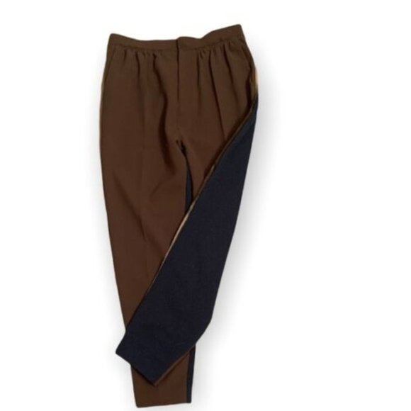 Undercover Jun Takahashi Khaki Front & Blue Back Pants Silk and Sweatpants Sz M
